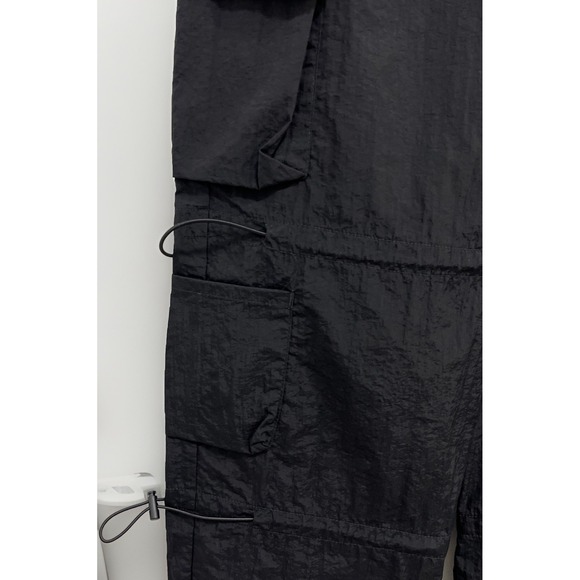 Garage Paxton Parachute Pants Size XS Black 100% Cotton Gorpcore Relaxed Pockets - Picture 5 of 12